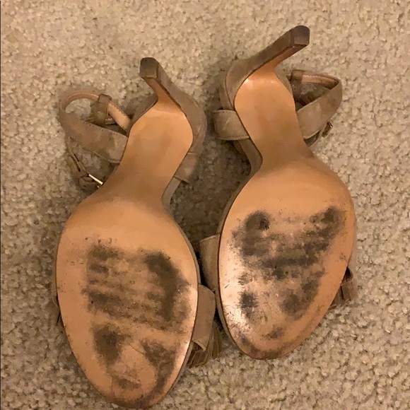 Banana Republic nude suede Honey B tassel sandals - Picture 2 of 5